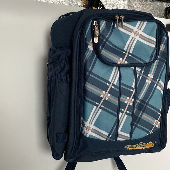 Apollo walker Picnic Backpack Bag for 2 Person with Cooler Compartment - Picture 6 of 15